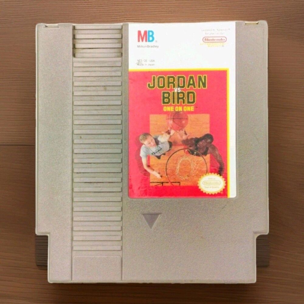 Michael Jordan VS Larry Bird One On One NES Nintendo Basketball